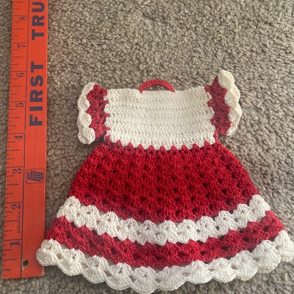 Vintage crocheted dress set - Picture 3 of 4